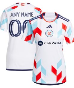 Chicago Fire adidas Women's 2024 A Kit For All Replica Custom Jersey?¨C White