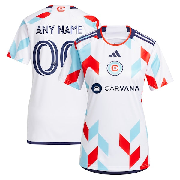 Chicago Fire adidas Women's 2024 A Kit For All Replica Custom Jersey?ยจC White