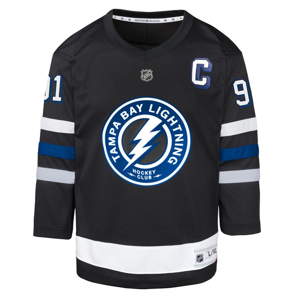 Steven Stamkos Tampa Bay Lightning Preschool Alternate Replica Player Jersey - Black - Image 2