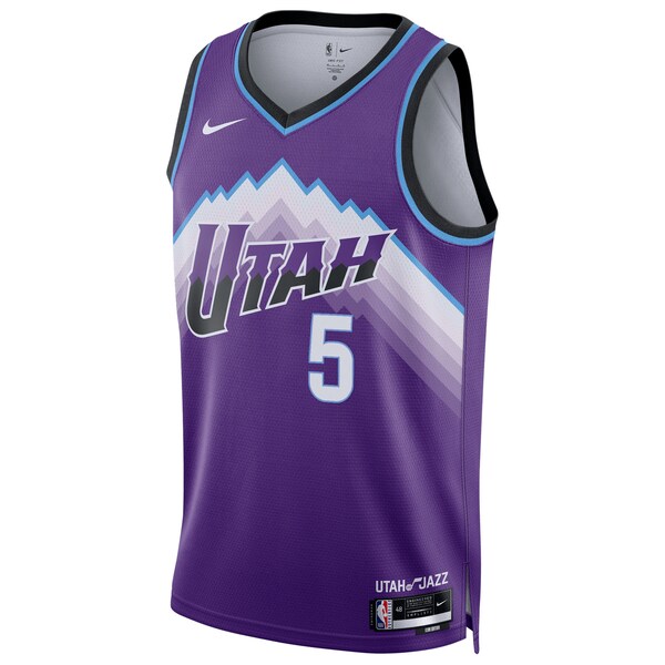 Cody Williams Utah Jazz Nike Unisex Swingman Jersey - Icon Edition - Purple - Image 2