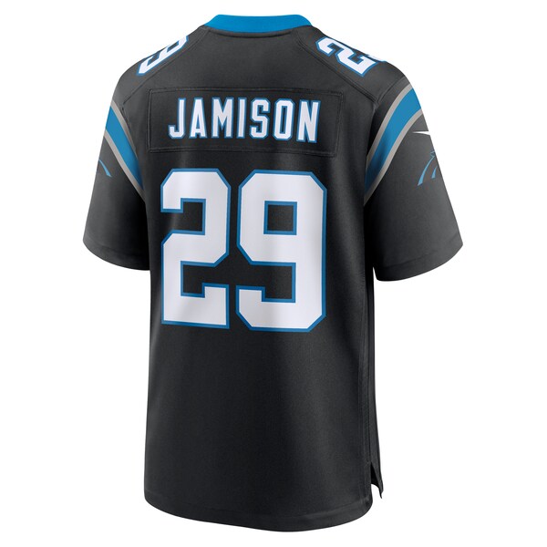 D'Shawn Jamison Carolina Panthers Nike Team Game Jersey - Black - Image 3