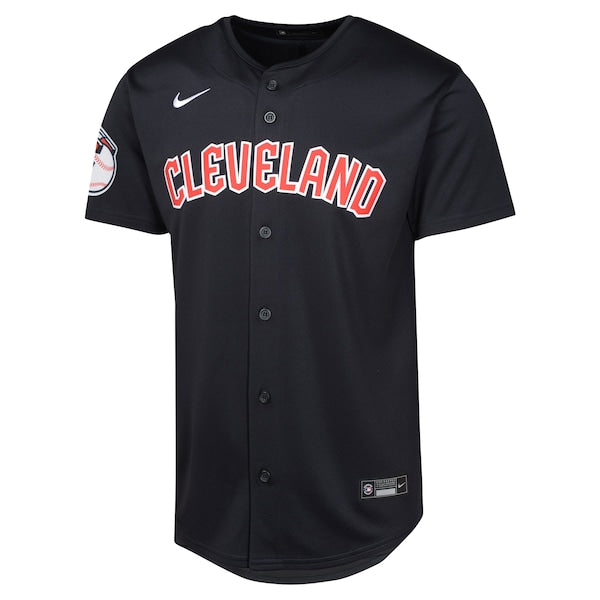 Cleveland Guardians Nike Youth Alternate Limited Jersey - Navy - Image 2