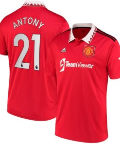 Antony Manchester United adidas 2022/23 Home Replica Player Jersey - Red