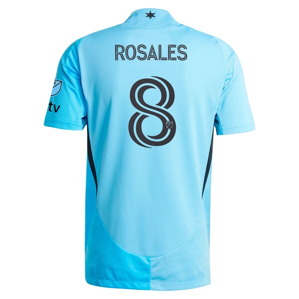 Joseph Rosales Minnesota United FC adidas 2025 CONVERGENCE Authentic Player Jersey - Blue - Image 3