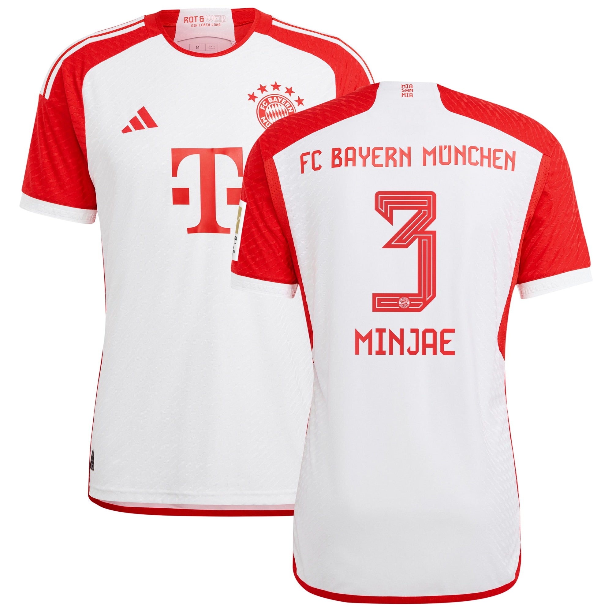 Kim Min-jae Bayern Munich adidas 2023/24 Away Authentic Player Jersey - Black/White - Image 5
