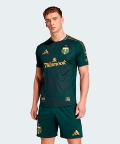 Portland Timbers adidas 2025 Forever Green & Gold Authentic Jersey - Green