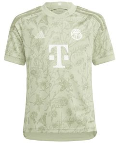 Alternative view of Serge Gnabry Bayern Munich adidas Youth 2023/24 Oktoberfest Replica Player Jersey - Green