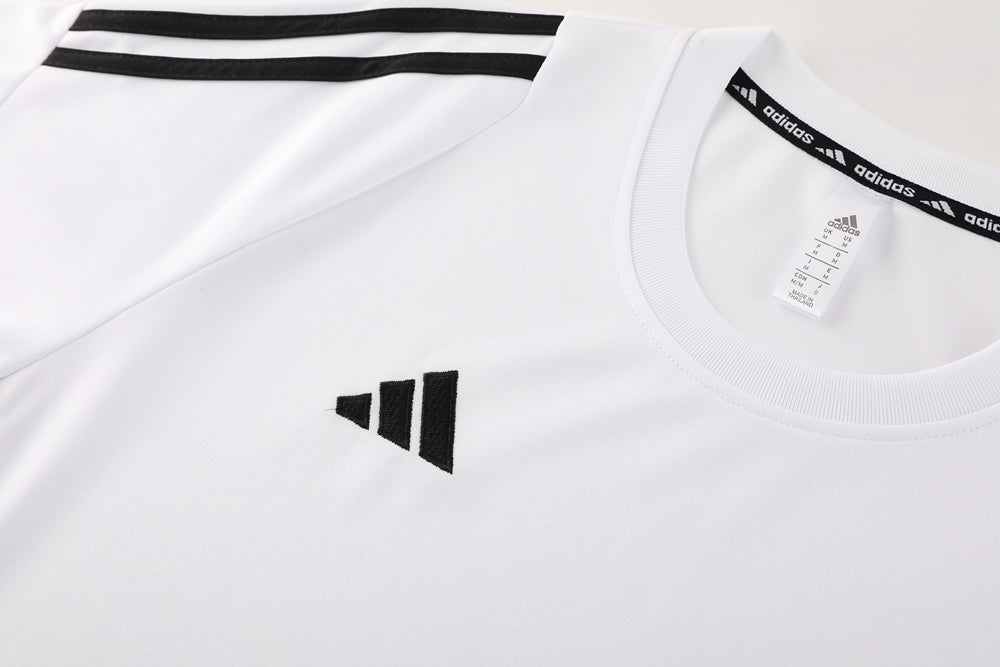Adidas Short Sleeve Training Jersey Set - AD06- White - Image 8
