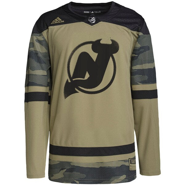 New Jersey Devils adidas Military Appreciation Team Authentic Practice Jersey - Camo - Image 2