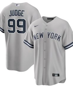 Alternative view of Aaron Judge New York Yankees Nike Big & Tall Road Replica Player Jersey - Gray