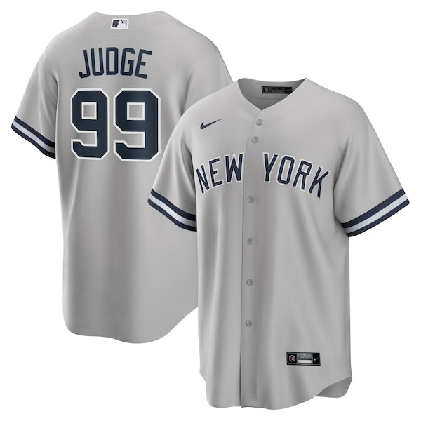 Aaron Judge New York Yankees Nike Big & Tall Road Replica Player Jersey - Gray - Image 2