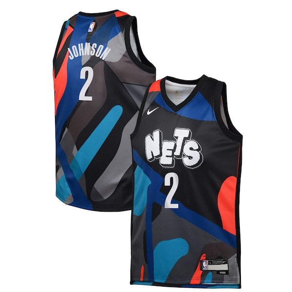 Cameron Johnson Brooklyn Nets Nike Youth Swingman Replica Jersey - City Edition - Black