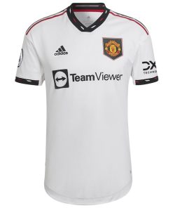 Alternative view of Bruno Fernandes Manchester United adidas 2022/23 Away Authentic Player Jersey - White