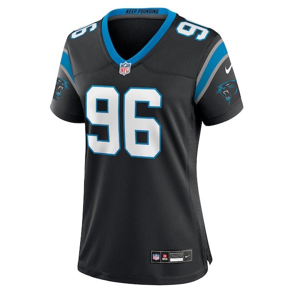 DeShawn Williams Carolina Panthers Nike Women's Nike Women's All Player Jersey - Black - Image 2