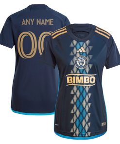 Philadelphia Union adidas Women's 2024 The XV Kit Replica Custom Jersey?¨C Navy