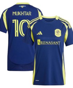 Hany Mukhtar Nashville SC adidas Women's 2025 The Heart of Nashville Kit Replica Player Jersey - Navy