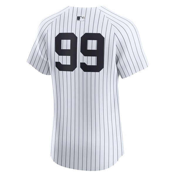 Aaron Judge New York Yankees Nike Home ElitePlayer Jersey - White/Navy - Image 5