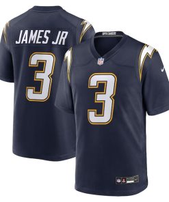 Alternative view of Derwin James Jr. Los Angeles Chargers Nike Alternate Super Chargers Game Jersey - Navy/Gold
