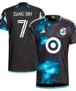 Jeong Sang-bin Minnesota United FC adidas 2024 Starry Night Authentic Player Jersey - Black