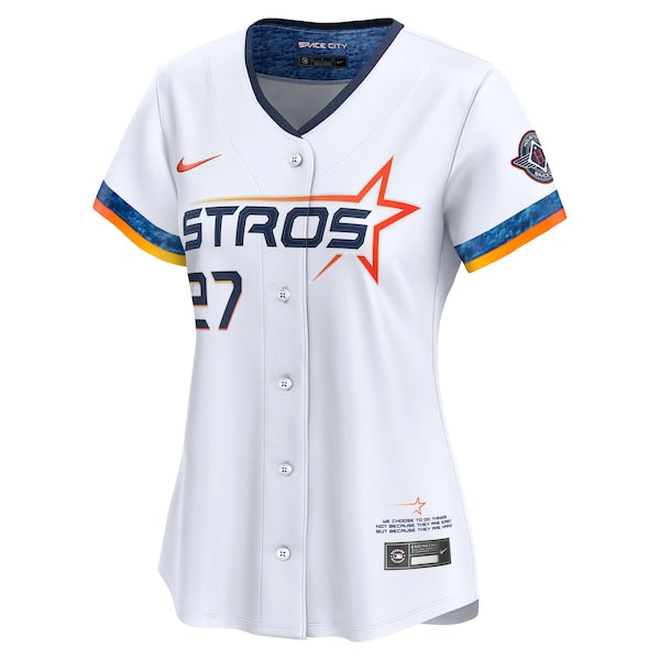 Jose Altuve Houston Astros Nike Women's 2025 City Connect Limited Jersey - White - Image 2