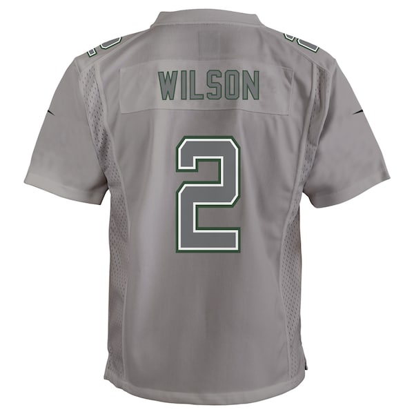 Zach Wilson New York Jets Nike Youth Atmosphere Game Jersey - Gray - Image 3