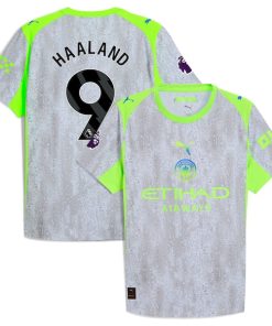 Manchester City Puma 2025/26 Third Authentic Jersey - Green/Neon Green/Light Blue