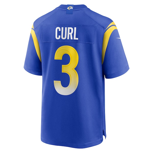 Kamren Curl Los Angeles Rams Nike Game Jersey - Royal - Image 3