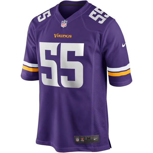 Jack Del Rio Minnesota Vikings Nike Game Retired Player Jersey - Purple - Image 2
