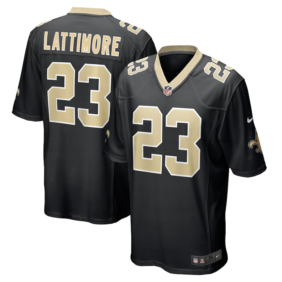 Marshon Lattimore New Orleans Saints Nike Team Game Jersey - Black