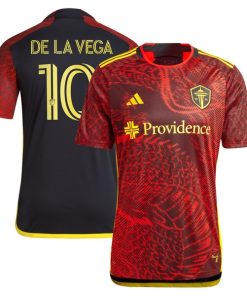 Pedro de la Vega Seattle Sounders FC adidas 2024 The Bruce Lee Kit Replica Player Jersey?¨C Red