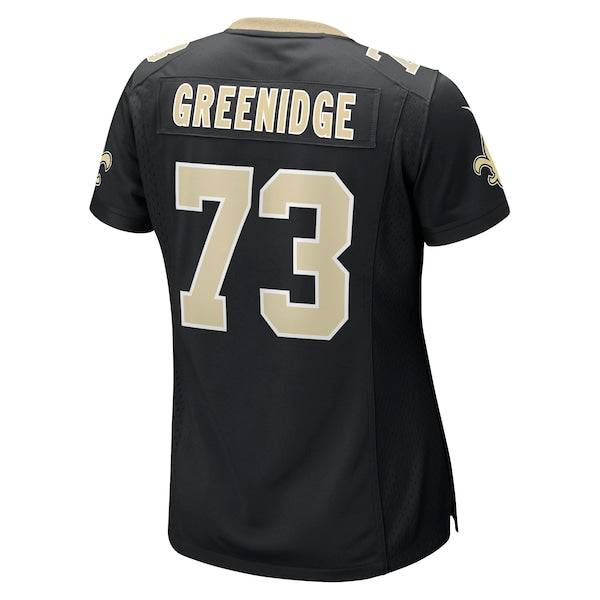 Ethan Greenidge New Orleans Saints Nike Women's Game Jersey - Black - Image 3