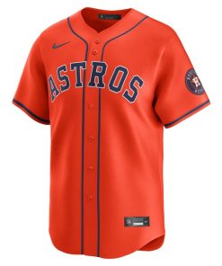 Alternative view of Houston Astros Nike  Alternate Limited Jersey?¨C Orange