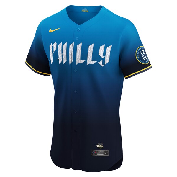 Trea Turner Philadelphia Phillies Nike City Connect Elite Jersey - Navy - Image 2