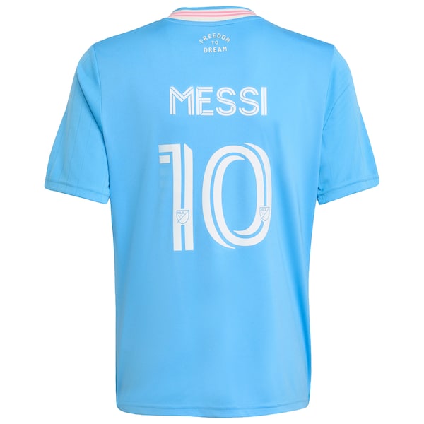 Lionel Messi Inter Miami CF adidas Originals Youth 2025 Third Replica Player Jersey - Blue - Image 3