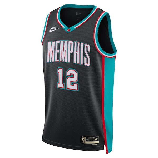 Ja Morant Memphis Grizzlies Nike Unisex Swingman Jersey - Classic Edition - Black - Image 2