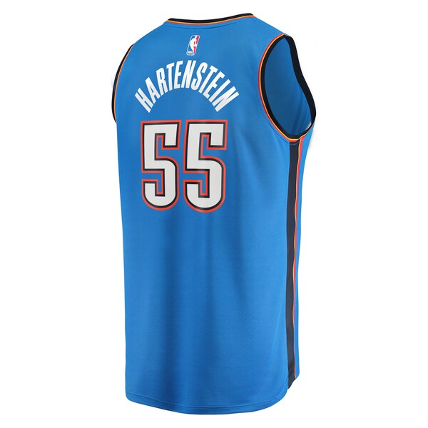 Isaiah Hartenstein Oklahoma City Thunder Youth Fast Break Replica Player Jersey - Icon Edition - Blue - Image 3