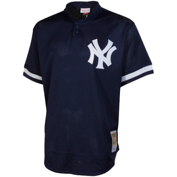 Bernie Williams New York Yankees Cooperstown Mesh Batting Practice Jersey - Navy - Image 2