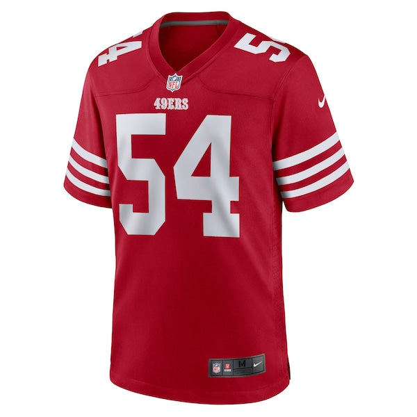 Fred Warner San Francisco 49ers Nike Player Game Jersey - Scarlet - Image 2