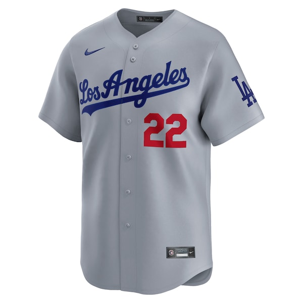 Clayton Kershaw Los Angeles Dodgers Nike Away Limited Player Jersey - Gray - Image 2
