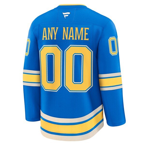 St. Louis Blues Alternate Premium Custom Jersey - Blue - Image 3