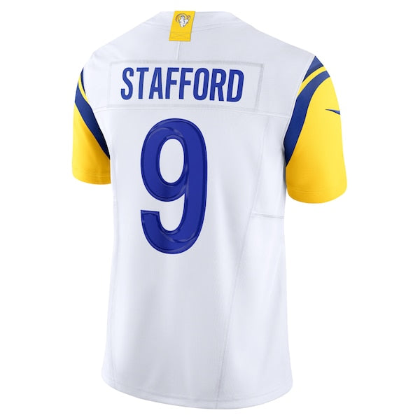 Matthew Stafford Los Angeles Rams Nike Vapor F.U.S.E. Limited Jersey - White/Royal - Image 4