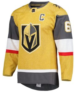 Alternative view of Mark Stone Vegas Golden Knights adidas Home Primegreen Authentic Player Jersey - Gold