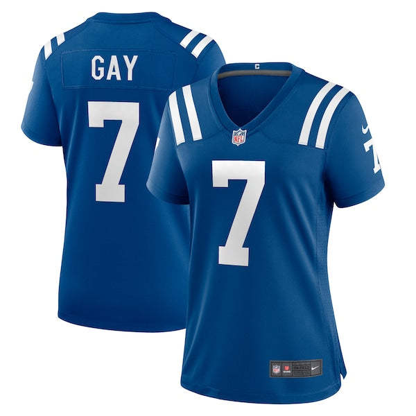 Matt Gay Indianapolis Colts Nike Women's Team Game Jersey - Royal/Blue - Image 2