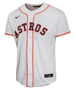 Alternative view of Yordan Alvarez Houston Astros Nike Youth Home Game Player Jersey - White
