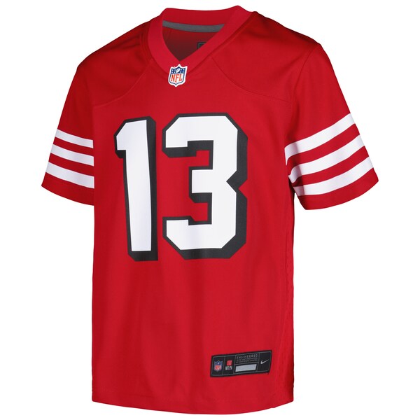 Brock Purdy San Francisco 49ers Nike Youth Game Jersey - Scarlet - Image 2