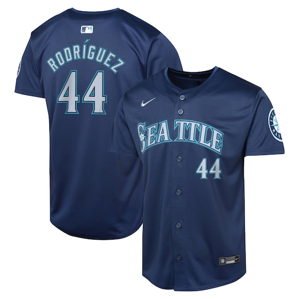 Julio Rodr¨ªguez Seattle Mariners Nike Youth Road Limited Player Jersey - Navy/Aqua/White