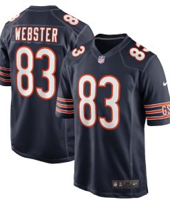 Nsimba Webster Chicago Bears Nike Team Game Jersey -  Navy