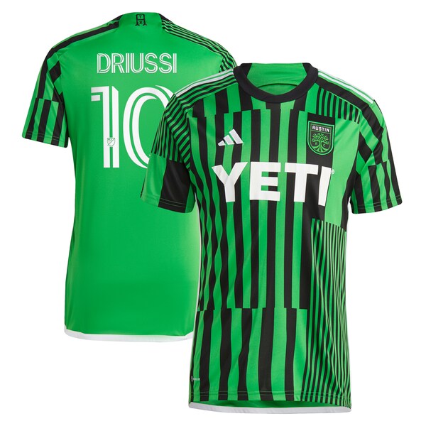 Sebasti¨¢n Driussi Austin FC adidas 2024 Las Voces Kit Replica Jersey - Green