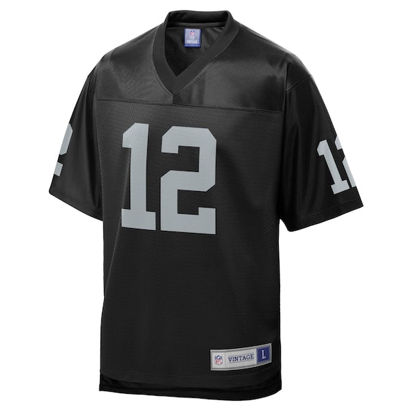 Ken Stabler Las Vegas Raiders NFL Pro Line Retired Player Replica Jersey - Black - Image 2