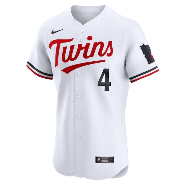 Carlos Correa Minnesota Twins Nike Home Elite Jersey - White - Image 2